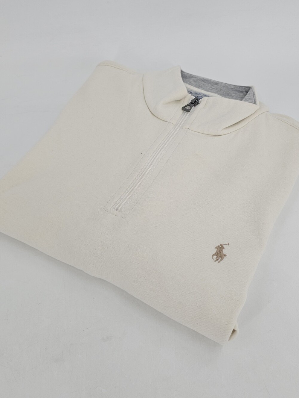Polo Ralph Lauren RL Soft Luxury Jersey Pullover Quater-Zip Men's Top